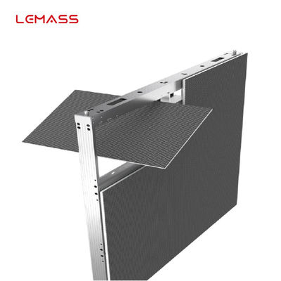 صفحه نمایش LED ثابت تجاری در فضای باز P10 ساختار اتصال انعطاف پذیر ضد آب IP65