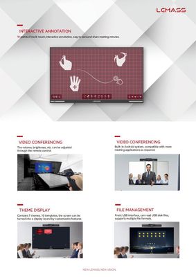 صفحه نمایش LED تجاری 220 اینچی برای Meeting Digital Signage نرخ تازه سازی 3840 هرتز
