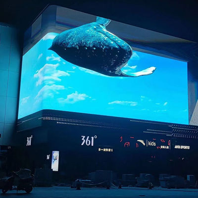 صفحه نمایش LED ثابت SMD 2727 در فضای باز P5.7 ضد آب IP65 اندازه 960×960 میلی متر