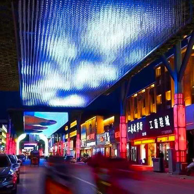 صفحه نمایش LED خلاقانه P2.6 SMD 2108، صفحه نمایش LED شفاف مدولار در فضای باز