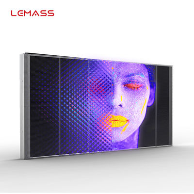 صفحه نمایش LED تجاری شفاف، صفحه نمایش LED SMD 3510 P3.9 با شفافیت بالا