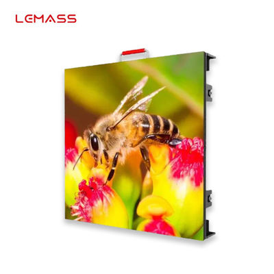 P4.8 اجاره در فضای باز صفحه نمایش LED صفحه نمایش ضد تداخل ساختار قفل دو قوس