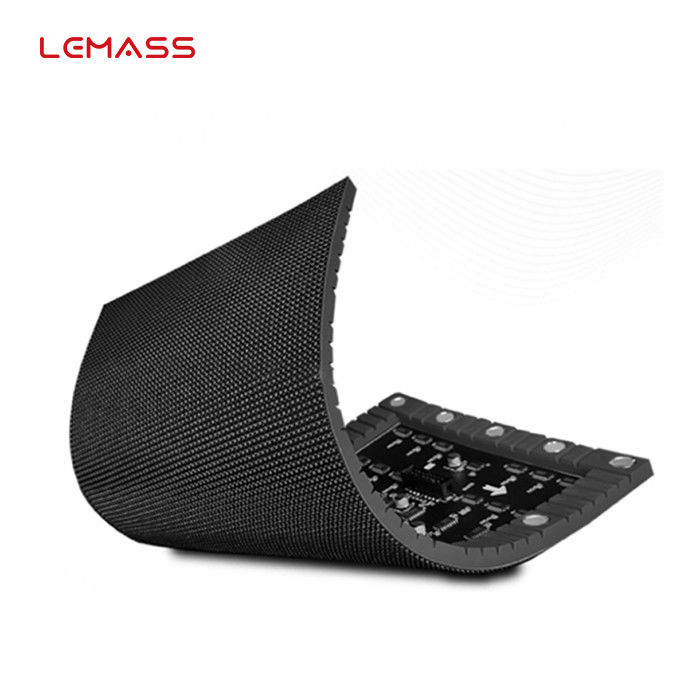P1.8 صفحه نمایش LED خمیده به شکل قوس، ماژول LED انعطاف پذیر برای فضای داخلی