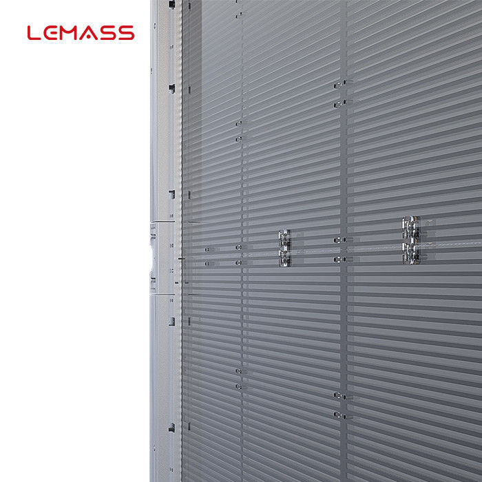 صفحه نمایش LED شفاف درب شیشه ای P10 1000*500mm LMS-Mesh آی سی درایو PWM با کیفیت بالا