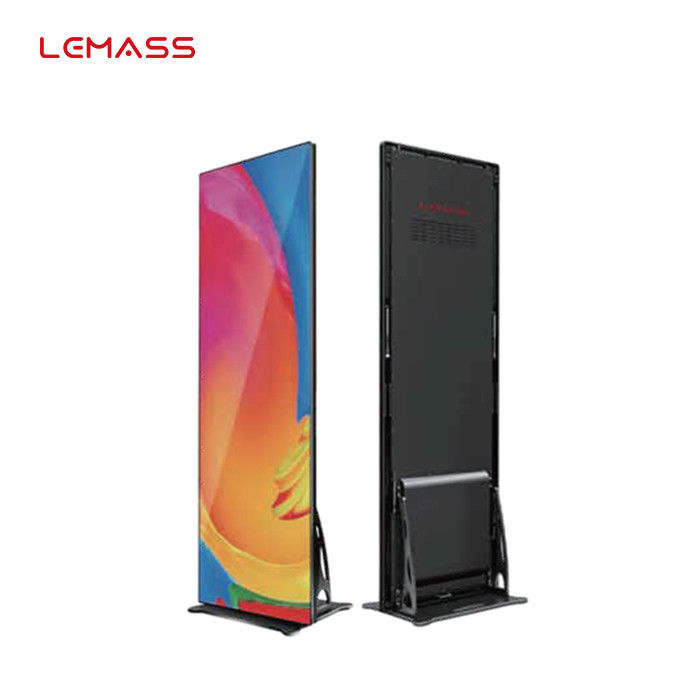 صفحه نمایش پوستر LED هوشمند P1.9، صفحه نمایش LED تجاری قابل حمل با ضخامت 2.5 سانتی متر