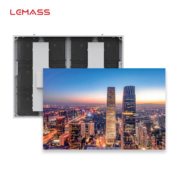 P5 نمایشگر LED ثابت 90 درجه در فضای باز تمام رنگی LMS-NCV 6000cd/m² روشنایی بالا